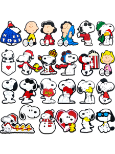 หัวเข็มขัดประดับสุนัข Snoopy ลายการ์ตูน รองเท้าสวน สวมใส่สบาย เหมาะสำหรับเด็กและผู้ใหญ่