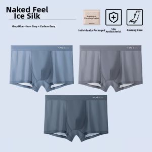 Nanjiren | Anti-Bacterial Breathable Ice Silk Flat-Angle Briefs