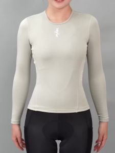 YKYWBIKE | YKYWBIKE Womens Cycling Base Layer Bicycle Undershirt Winter Autumn Warm Long Sleeve Road Bike Shirt MTB Thermal Riding Jersey