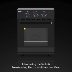 Technik 65 Liter Multifunction Freestanding Electric Oven with Electric Grill EO65FC (Matte Black)