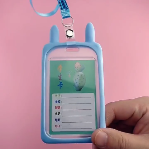 LD-C324 Name Tag ID Card Holder Gantungan Kartu Nama Atau Panitia Motif Kartun / Tali ID Card Nama