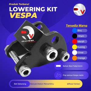 Lowering Kit Vespa Sprint Lx Primavera S Gts Pemendek Shock Belakang Vespa Matic