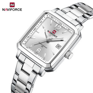 NAVIFORCE Original Watch for Men Calendar Luminous Stainless Steel Strap 30m Waterproof  Brand New Quartz Mens Casual Fashion Watches NF9252G