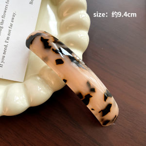 กิ๊บติดผมอะซิเตทสุดหรูหราสำหรับผู้หญิง รุ่นใหม่ปี 2024 กิ๊บติดผมทรงสปริงแบบข้างบน กิ๊บติดผมแบบข้างเดียว ตกแต่งผมด้วยเครื่องประดับผม