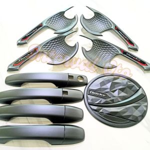 Paket Outer Handle Tank Cover Tutup Bensin Mobil Rocky 2021 List Hitam