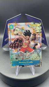 Bandai | Anime OPCG DIY Self-made Card Game English version Rayleigh Law Luffy Bonney Manga Alternate Art Collectible Card Birthday Gift