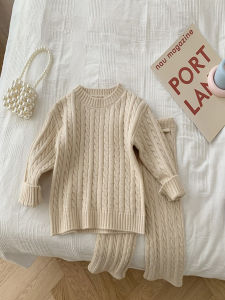 Kids Cable-Knit Sweater 0-6 Years Old Spring South Korea Childrens Clothing Girl Pure Color Spring Clothing Top Baby Clothes Cy887