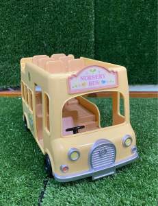 Pre-loved Sylvanian Families Nursery Double Decker Bus