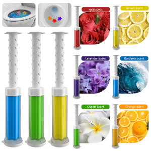 Toilet Cleaner Gel Toilet Gel Aromatic Flower Detergent Stamp Stops Limescale and Stains with Air Freshening Scent Deodorizing C