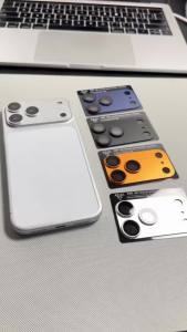 3-1PCS Matte Metal Camera Lens Protectors Film For iPhone 17 18 Pro iPhone Ultra 18 17 Pro Max Tempered Glass Armor Lens Film