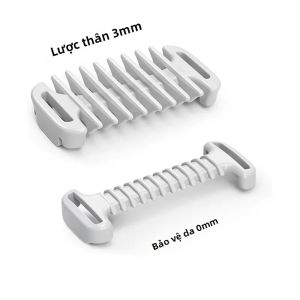 DaLing | 2 Món Phụ Kiện Lược Và Dụng Cụ Bảo Vệ Da Vùng Kín Tương Thích Với Máy Cạo Râu One Blade QP2724/QP2824/QP2520/QP2630 Lưỡi Dao 3mm