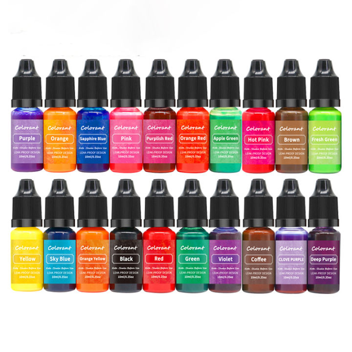 10ml Epoxy Resin Pigment Liquid Candle Dye Aromatherapy Candle Color