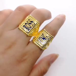 Cincin Mini Biscuit Boss King Emas 916 Saiz 16 17 21 22 24 Yon Hing Cincin Emas 916 Price In Malaysia - Lazada