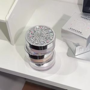 NICEKEY Matte Loose Face Powder Độ Che Phủ Toàn Diện Chống Thấm Nước Kiểm Soát Dầu Thiết Lập Trang Điểm Trong Suốt Tạo Kiểu Fixer Dành Cho Nữ 15g