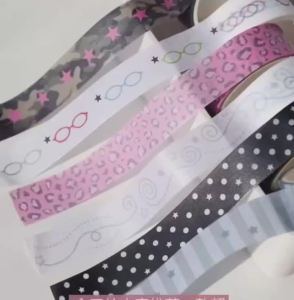 Bộ Băng Dính Washi Nhật Bản 1.5cm X 3m - Thiết Kế Họa Tiết Sao Kính Báo Chấm Bi Độc Đáo Dành Cho Trang Trí Sổ Tay Làm Collage Cuộn Băng Dính Trang Trí