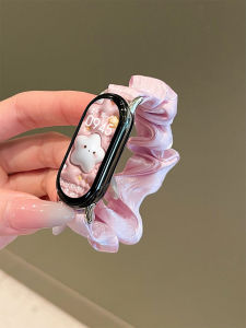 New Xiaomi Band 10/9 Sporty 8NFC Version Womens Smartwatch Bracelet Pink 76543 Watch Chain Hand Chain for Ages 4 5 6 7 8 9