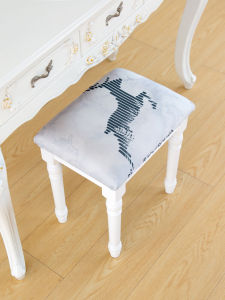 Elastic Dustproof Seat Cover Universal round Piano Bench Makeup Stool Vanity Chair Cushion Modern Minimalist Home Fabric