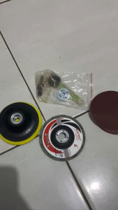 Paketan Adaptor bor mata gerinda Amplas Kayu Bisa Cod Mata Gerinda Amplas Kayu Fullset