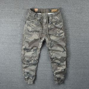 American Style Casual Pants Mens Trendy Loose Workwear Trousers Wear Resistant Labor Protection Camouflage Work Pants