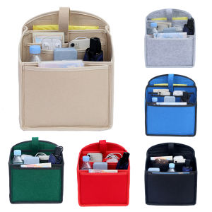 Anello Backpack Liner Bag Good-looking Compartment Vertical Notebook Storage Three-Dimensional Solid Color Bag Middle Bag Support Type