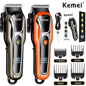 Kemei Hair Clipper Electric Hair Trimmer for men Electric shaver professional Mens Hair cutting machine Wireless barber trimmer