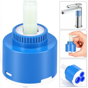Ceramic Disc Cartridge Mixer Faucet Thermostatic Cartridge Valve Water Mixer Tap Faucet Replace Part Plastic Ceramic Cartridge