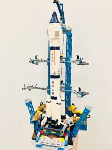 1000pcs Space Shuttle Model Building Blocks Toys Bricks Kids Assembling Educational Toys Gifts for Boys