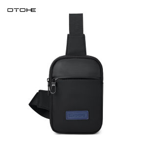 OTOHE กระเป๋ากระเป๋าใส่เครื่องสำอางกระเป๋าคาดหน้าอกผู้ชายผ้าอ๊อกซ์ฟอร์ดกระเป๋าสะพายไหล่เดินทางกระเป๋าหน้าอกลำลองกระเป๋าสะพายไหล่สะพายไหล่แฟชั่นกันน้ำได้กระเป๋าถนนกีฬาลำลองสำหรับนักศึกษา