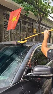 Chổi Phủi Bụi Lau Rửa Vệ Sinh Xe Hơi Ô Tô Gấp Gọn Cao Cấp Siêu Sạch Mềm Mịn Tiện Dụng