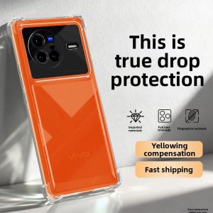imobile | Transparent Anti-drop Full-coverage Phone Case vivo X80 Series
