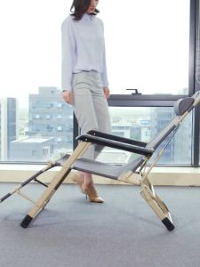 DIMOO Adjustable Folding Bed Single Home Office Multifunction Portable Reclining Chair Outdoor Camping Bed Hospital Escort Bed with Soft Padded/Foldable Bed/Katil Lipat 折叠床