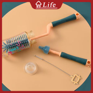 3 In 1 Silicone Bottle Brush: BPA-Free & Multifunctional Baby Bottle Cleaning Solution