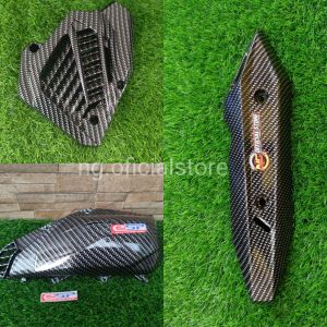 (3pcs) VARIO 150 NEW FILTER RADIATOR KNALPOT CARBON