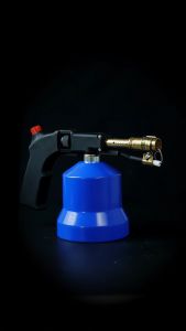 GasTorch Flame Gun Kepala Gas Portable Torch BBQ & Cover Besi Pemantik Gas Kemah - HF391