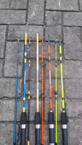 Joran Pancing Katana Daruma Panjang 150 - 180 Gagang JS Action 60 - 120Lbs