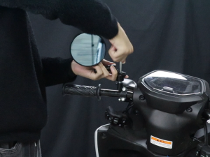 Full Angle Folding Reflector View Mirrors 2PCS Side Mirror Alloy Round Motorcycle Rearview Mirrors