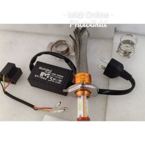 Lampu Depan Motor-Untuk Semua Jenis Motor-H4-H6 TDA2-COB WB