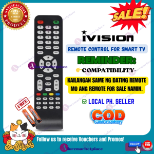 iVISION SMART TV Remote [**Mag Basa B4 Umorder**] NO CODE NO SET UP Remote TV iVISION  LED TV REMOTE I-22W iVISION Android Remote alluremarketplace2ND