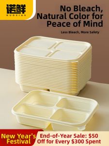 NUOXIAN | Disposable Cornstarch Multi-Compartment Meal Box