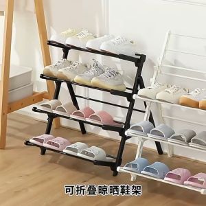 ชั้นวางรองเท้า ชั้นวางพลาสติกประกอบง่าย ชั้นเก็บรองเท้าให้เป็นระเบียบ