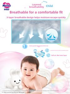 Huawang | MERRIES Ultra Thin Breathable Baby Pants NB/S/M/L/XL