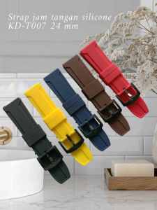 Strap Tali Jam Tangan Rubber Silikon Halus Tebel 24MM-T06