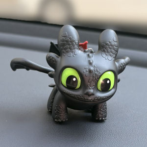 DINGBEIQI | Night Fury with Moving Wings Glow Car Interior Ornament
