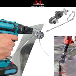 Electric Drill Refitting Plate Shears Metal Iron Quick Cutting Nibbler Cutter Retrofit Punch Scissor Cutting Tool