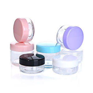 Refillable Bottles Travel Face Cream Lotion Cosmetic Container Plastic Empty Makeup Jar Pot 20/10g