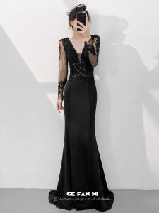 High-end Elegant Evening Dress Women