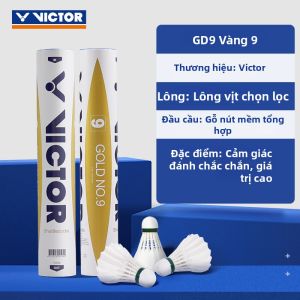 VICTOR | Quả cầu lông Golden Series số 9 bền bỉ đường bay ổn định