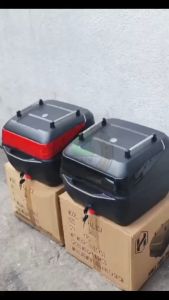 Set Silver (005) 36 Liters Top Box Helmet Compartment with MB Monorack