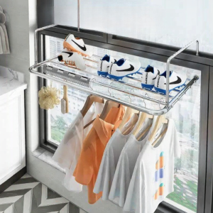 Multifunctional Foldable Stainless Steel Expandable Lay Flat Dryer Rack