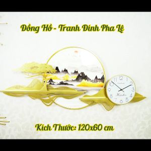 Tranh Đồng Hồ Treo Tường Tráng Gương -  D1 Home đồng hồ trang trí decor phòng khách  - TG31